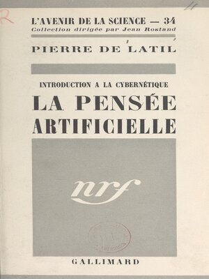 cover image of La pensée artificielle
